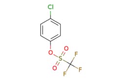 eMolecules​&nbsp;29540-84-9 | 4-Chlorophenyl trifluoromethanesulfonate | Combi-Blocks | MFCD07784323 | 260.610 | C7H4ClF3O3S | 98.000 | FC(F)(F)S(=O)(=O)Oc1ccc(Cl)cc1 | 100g | 401041036