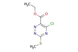 eMolecules​&nbsp;75824-03-2 | Ethyl 5-chloro-3-(methylthio)-1,2,4-triazine-6-carboxylate | Combi-Blocks | MFCD09953614 | 233.670 | C7H8ClN3O2S | 97.000 | CCOC(=O)c1nnc(SC)nc1Cl | 5g | 517036771