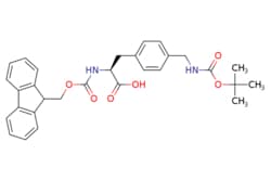 eMolecules​&nbsp;204715-91-3 | (S)-2-((((9H-Fluoren-9-yl)methoxy)carbonyl)amino)-3-(4-(((tert-butoxycarbonyl)amino)methyl)phenyl)propanoic acid | ChemScene | MFCD01317015 | 516.594 | C30H32N2O6 | 97.000 | CC(C)(C)OC(=O)NCc1ccc(C[C@H](NC(=O)OCC2c3ccccc3-c3ccccc23)C(O)=O)cc1 | 1g | 572293864