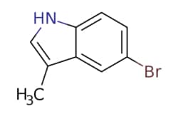 eMolecules​&nbsp;10075-48-6 | 5-bromo-3-methyl-1H-indole | Synthonix - Stock | MFCD04038746 | 210.074 | C9H8BrN | 97.000 | Cc1c[nH]c2ccc(Br)cc12 | 5g | 505077954
