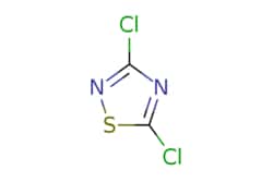 eMolecules​&nbsp;2254-88-8 | DICHLORO-1,2,4-THIADIAZOLE | AstaTech | MFCD00799286 | 155.000 | C2Cl2N2S | 95.000 | Clc1nsc(Cl)n1 | 0.25g | 718060225