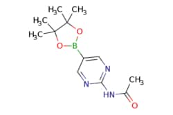 eMolecules​&nbsp;1218791-37-7 | N-(5-(4,4,5,5-Tetramethyl-1,3,2-dioxaborolan-2-yl)pyrimidin-2-yl)acetamide | Ambeed | MFCD12546523 | 263.100 | C12H18BN3O3 | 98.000 | CC(=O)Nc1ncc(cn1)B1OC(C)(C)C(C)(C)O1 | 5g | 811908543