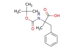 eMolecules​&nbsp;53940-88-8 | Boc-alpha-methyl-L-phenylalanine | Combi-Blocks | MFCD22581693 | 279.336 | C15H21NO4 | 98.000 | CC(C)(C)OC(=O)NC(C)(Cc1ccccc1)C(O)=O | 5g | 117538321