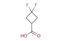 eMolecules​&nbsp;107496-54-8 | 3,3-Difluorocyclobutanecarboxylic acid | AA Blocks LLC | MFCD08705857 | 136.098 | C5H6F2O2 | 0.000 | OC(=O)C1CC(F)(F)C1 | 25g | 410191797