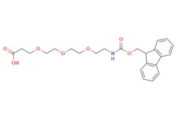 eMolecules​&nbsp;867062-95-1 | Fmoc-N-amido-PEG3-acid | Broadpharm | MFCD06656471 | 443.496 | C24H29NO7 | 98.000 | OC(=O)CCOCCOCCOCCNC(=O)OCC1c2ccccc2-c2ccccc12 | 10g | 411414039