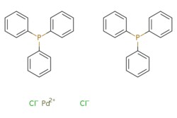 eMolecules​&nbsp;13965-03-2 | Bis(triphenylphosphine) palladiuml(II) dichloride | Chem-Impex | MFCD00009593 | 701.900 | C36H30Cl2P2Pd | 60.000 | [Cl-].[Cl-].[Pd++].c1ccc(cc1)P(c1ccccc1)c1ccccc1.c1ccc(cc1)P(c1ccccc1)c1ccccc1 | 25g | 112760657