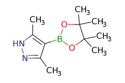 eMolecules​&nbsp;857530-80-4 | (3,5-DIMETHYL-1H-PYRAZOL-4-YL)BORONIC ACID PINACOL ESTER | AstaTech | MFCD05663852 | 222.100 | C11H19BN2O2 | 95.000 | Cc1n[nH]c(C)c1B1OC(C)(C)C(C)(C)O1 | 5g | 411869677