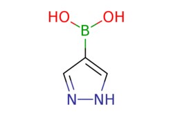 eMolecules​&nbsp;763120-58-7 | 4-Pyrazoleboronic Acid | Accela ChemBio (ASD) | MFCD07368251 | 111.900 | C3H5BN2O2 | 95.000 | OB(O)c1cn[nH]c1 | 1g | 444746060