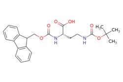 eMolecules​&nbsp;125238-99-5 | Fmoc-Dab(Boc)-OH | Medchem Express (US) | MFCD00151941 | 440.496 | C24H28N2O6 | 98.000 | CC(C)(C)OC(=O)NCC[C@H](NC(=O)OCC1c2ccccc2-c2ccccc12)C(O)=O | 50g | 874279503