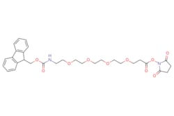eMolecules​&nbsp;1314378-14-7 | Alpha-(Fmoc-amino)-omega-(succinimidyl propionate) tetra(ethylene glycol) | Combi-Blocks | MFCD20227659 | 584.622 | C30H36N2O10 | 95.000 | O=C(CCOCCOCCOCCOCCNC(=O)OCC1c2ccccc2-c2ccccc12)ON1C(=O)CCC1=O | 5g | 335354706