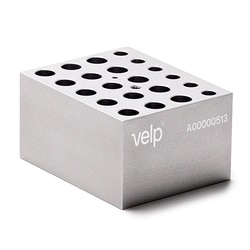 Chemglass Life Sciences&nbsp;ECODryBlock Combo Block for 0.5ml, 1.5mL & 2.0ml Microcentrifuge Tube, 7.9mm O.D x 27.6mm Deep Well, 6 Wells & 11.1mm O.D x 39.1mm Deep Well, 10 Wells & 11.5mm O.D x 38.1mm Deep Well, 5 Wells