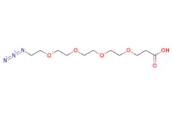 eMolecules​&nbsp;1257063-35-6 | Azido-PEG4-C2-acid | Medchem Express | MFCD12406155 | 291.304 | C11H21N3O6 | 98.000 | OC(=O)CCOCCOCCOCCOCCN=[N+]=[N-] | 50mg | 808297689