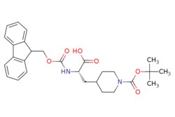 eMolecules​&nbsp;204058-25-3 | Fmoc-Ala(1-Boc-piperidin-4-yl)-OH | Ambeed | MFCD01321423 | 494.588 | C28H34N2O6 | 98.000 | CC(C)(C)OC(=O)N1CCC(C[C@H](NC(=O)OCC2c3ccccc3-c3ccccc23)C(O)=O)CC1 | 5g | 625595648