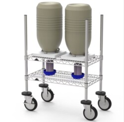 Mitegen Dry Shipper Warming and Drying Rack, 2 Dry Shipper Capacity, Quantity:
