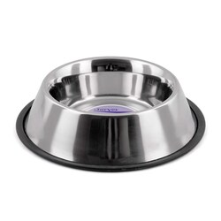 Med Vet International&nbsp;Jorvet No-Tip Pet Bowl, 32oz, Stainless Steel, J0804C