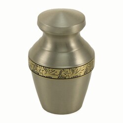 Med Vet International&nbsp;Pewter Mini Memorial Keepsake Urns, J0317PM, Each
