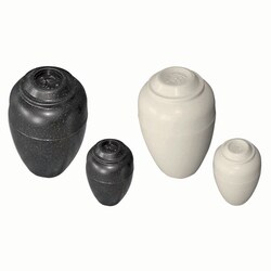 Med Vet International&nbsp;Jorvet Urnee Cremation Urn, Black, Small, Animals Less than 15lbs, J0310SQ