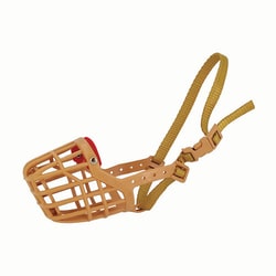 Med Vet International&nbsp;JorVet Nylon Plastic Basket Muzzle - #4 Quick Release, J0884DQ, Each
