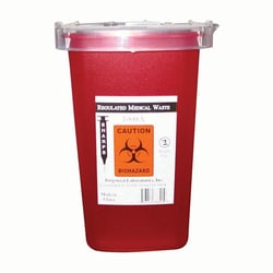 Med Vet International&nbsp;Sharp's Container, 0.5 Liter, J0886A, Each