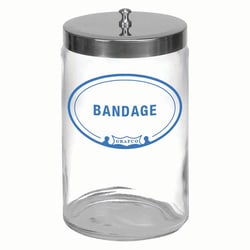 Med Vet International&nbsp;Glass Sundry Jar Bandage, J0619J, Each