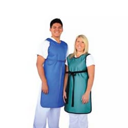 Med Vet International&nbsp;Econ X-Ray Apron w/tie Strap, J0676TA, Small, Royal Blue, Each