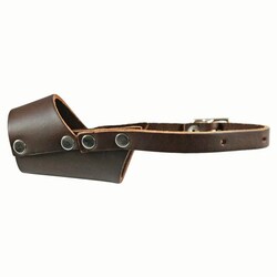 Med Vet International&nbsp;Jorvet Leather Dog Muzzle, 5in, J0230B, Each