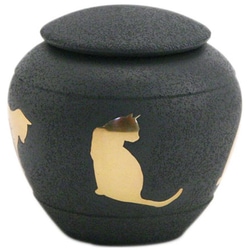 Med Vet International&nbsp;Jorvet Silhouette Cat Urn, Shale, J0316HS