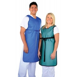 Med Vet International&nbsp;Econ X-Ray Apron w/tie Strap, J0676TB, Large, Royal Blue, Each