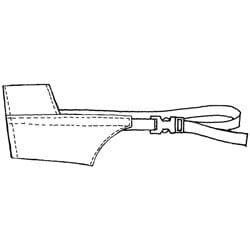 Med Vet International&nbsp;Jorvet Nylon Muzzle, for Pug Faced Dogs, J0169PT, Set of 2