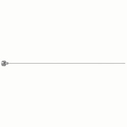 Med Vet International&nbsp;Stainless Steel Thoracic Drain, J0524N, 14Fr, 2.3mm x 40cm, Each