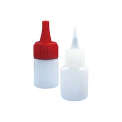 Med Vet International&nbsp;Boston Round Bottle w/Yorker Cap, J1204AB, 15mL, 100 Count