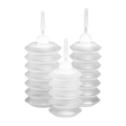 Med Vet International&nbsp;Squeeze Jet, Clear, J0122CA, Dozen Pack