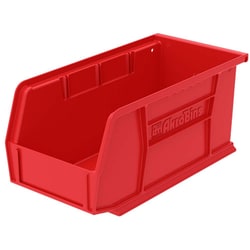 Med Vet International&nbsp;Colorful Storage Bin, Large, Red, J1427R, Each