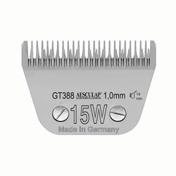 Med Vet International&nbsp;Aesculap Durati Wide Clipper Blade #15W, J1624CD6, Each