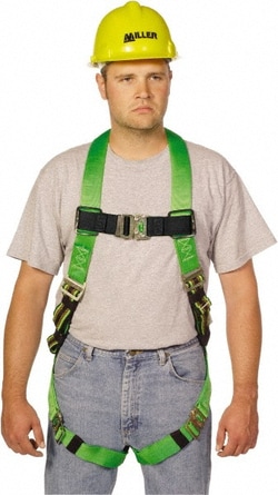 MSC&nbsp;Miller DuraFlex Python Quick-Connect Harness, Dacron Polyester, 400 lb Capacity, Size S/M, 1 ea