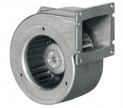 MSC&nbsp;Ebm-papst Centrifugal Blower, 230 VAC, 56 CFM, Die-cast Aluminum, 1 ea