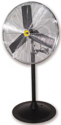 MSC&nbsp;J and D Manufacturing Pedestal Fan, 30 in., 2-Speed, Oscillating, 1 ea