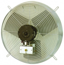 MSC&nbsp;TPI Corporation Exhaust Fan, 18 in. Aluminum Blade, 1/8 HP, 3-Speed, 120 V, 1 ea.