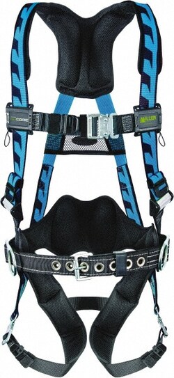MSC&nbsp;Miller AirCore Full Body Harness, Polyester, Small/Medium, 1 ea