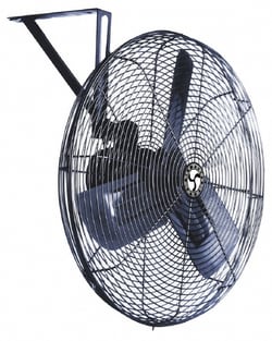 MSC&nbsp;Airmaster Commercial Air Circulator, 24 in. Blade, 115 V, Wall Mount, 1 ea