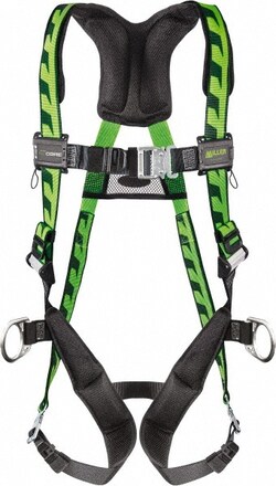 MSC&nbsp;Miller AirCore Full-Body Harness, DuraFlex Polyester Webbing, Large/X-Large, 1 ea