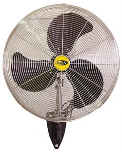 MSC&nbsp;J&D Manufacturing Oscillating Wall Fan, 30 in., 3-Speed, 120 V, 1 ea.