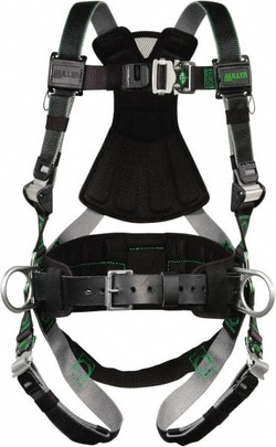 MSC&nbsp;Miller Revolution Full Body Harness, DualTech Webbing, S/M, 400 lb Capacity, 1 ea