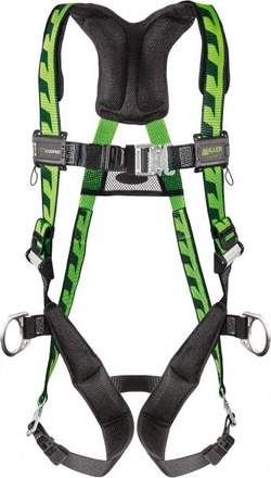 MSC&nbsp;Miller By Honeywell Full Body Harness, Polyester, Quick-Connect Buckles, Size 2XL/3XL, 1 ea