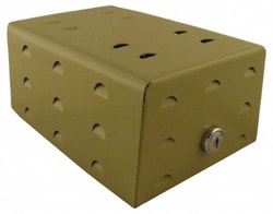 MSC&nbsp;Supco Metal Thermostat Guard, Steel, Solid Base, 1 ea