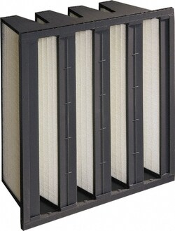 MSC&nbsp;Koch Filter DuraMAX 4v Air Filter, Microfiberglass, MERV 11, 1 ea