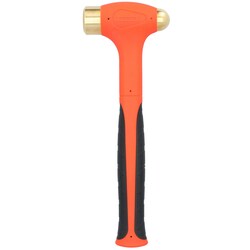 MSC&nbsp;Proto Non-Marring Hammer, Dual Face, Brass and Urethane, 2 lb., 1 ea.