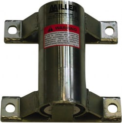 MSC&nbsp;Miller Wall Mount Sleeve, Zinc-Plated Steel, 9-1/4 in., 1 ea