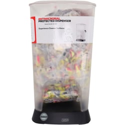 MSC&nbsp;PIP Earplug Dispenser, Plastic, 400 Pair Capacity, Wall-Mounted, 1 cs