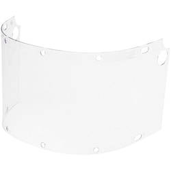 MSC&nbsp;Honeywell Fibre-Metal Face Shield Window, Injection Molded Propionate, Clear, 8 in. x 11 &frac12; in., 12/Pk.